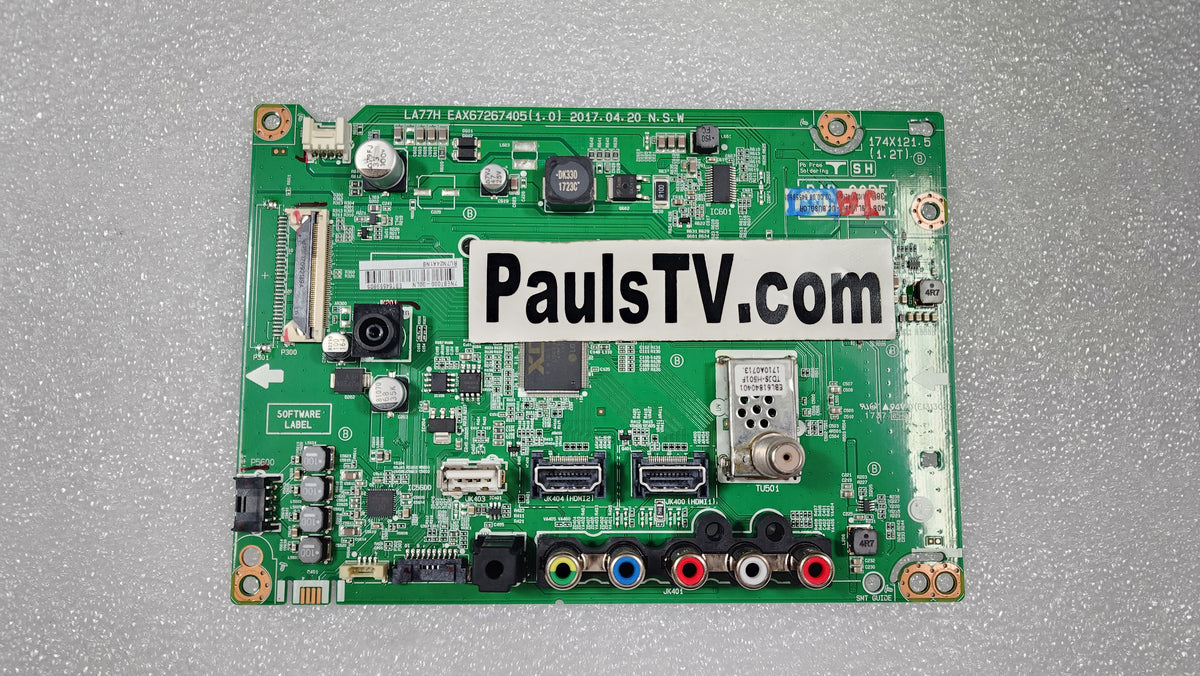 LG Main Board EBT64559805 for LG 49LJ5100UC / 49LJ5100UC.BUSGLOR