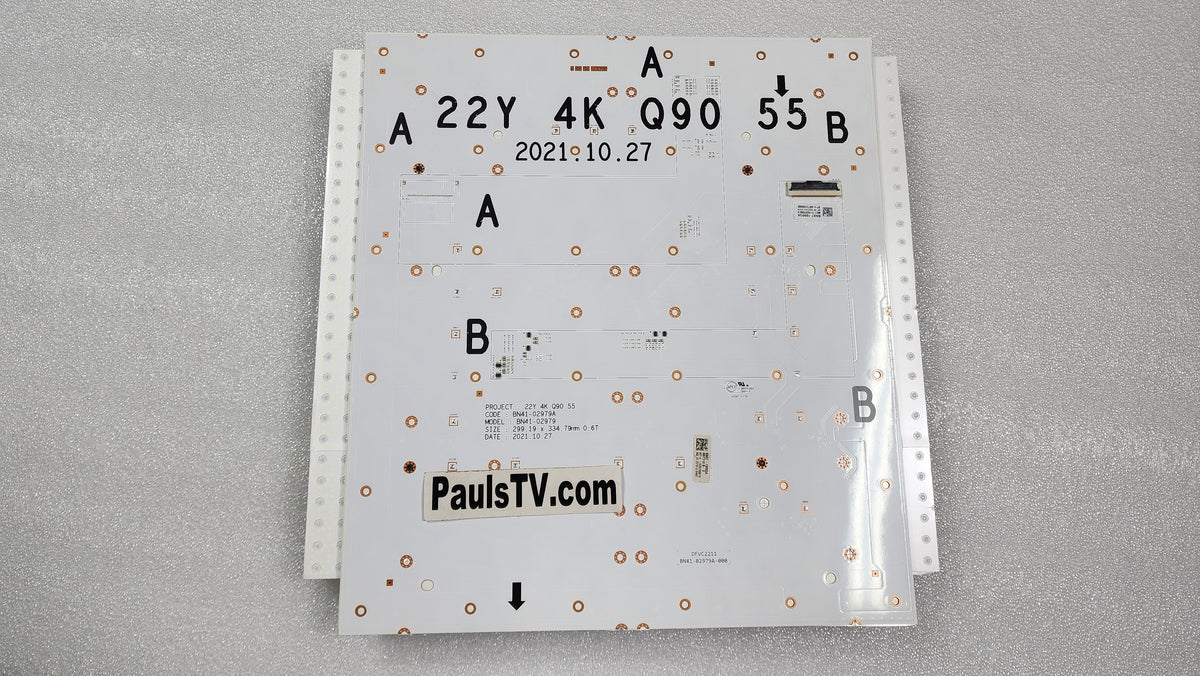 Samsung 8pc LED Backlight Strips BN97-19992A / BN97-19993A for