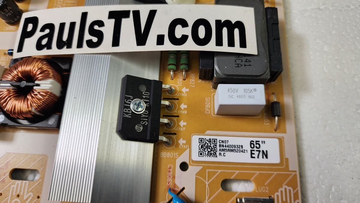 Samsung TV Power Supply Board BN44-00932M - Replacement For QN65Q60RAF, UN65RU8000F, UN65RU9000F Models