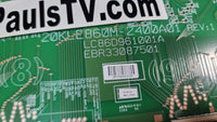 Placa controladora LED LG EBR33087501 para LG TV 86QNED99 / 86QNED99UPA / 86QNED99UPA.AUSFLJR 