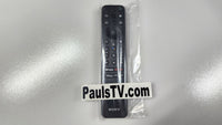 OEM Sony Remote Control RMF-TX800U / 101369122 /  1-013-691-22 for Sony KD/XR TV Models