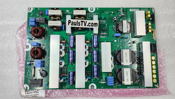 Placa de fuente de alimentación LG EAY64748801 para LG OLED77C8PUA / OLED77C8PUA.BUSWLJR, OLED77C8PUA.AUSWLH 