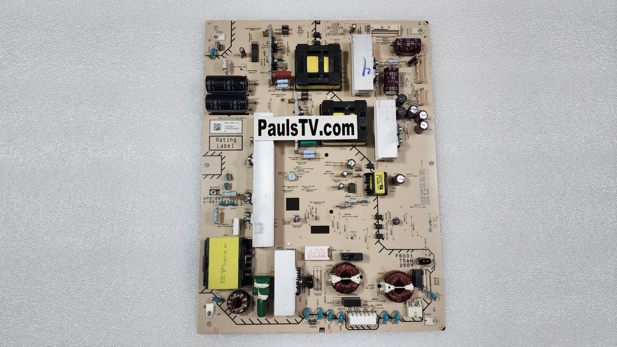 Power Board for Sony KDL-55HX800 KDL-46HX800 APS-266 1-474-240-11 2024 1-881-893-11