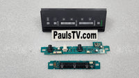 Conjunto de botones y sensor remoto IR de Sony A-1171-667-A H3 / A-1171-668-A H4 / 1-870-671-11 H1 para Sony KDL46XBR4 / KDL-46XBR4 