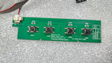 Vizio Buttons and IR Remote Sensor YX-PCB-KEY-350 / YX-PCB-IR-431 for Vizio V655-H4