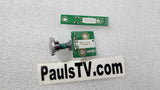 Vizio Power Button and IR Remote Sensor 3632-0132-0156 / 3632-0042-0189 for Vizio SV370XVT