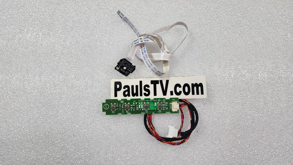 Vizio Buttons and IR Remote Sensor 715G9317-K01-001-003S / 715G9345-R02-000-004Y for Vizio D65-F1, V436-G1, V585-G1