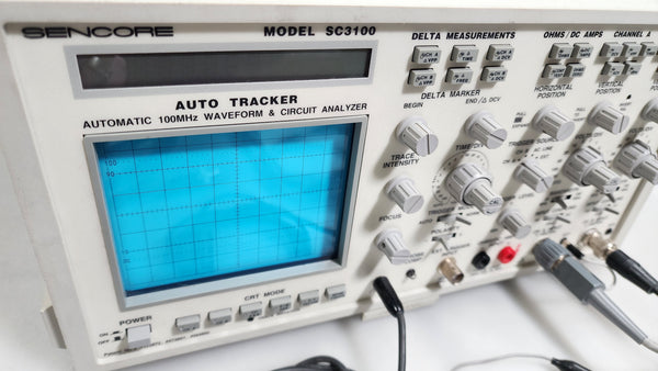 SENCORE SC3100 Automatic 100MHz Waveform & Circuit Analyzer Oscillosco ...