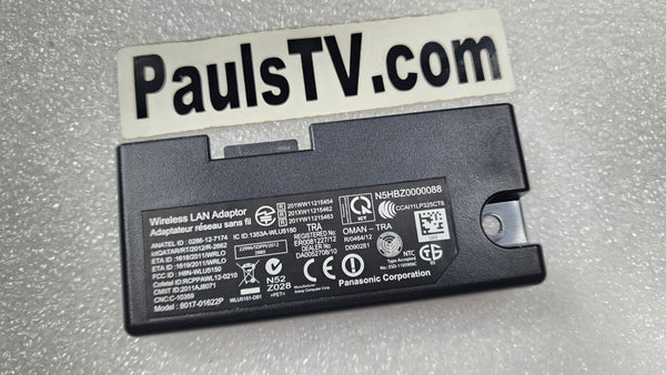 Panasonic Wi-Fi Wireless LAN Adapter 8017-01622P / N5HBZ0000088 for Panasonic TV