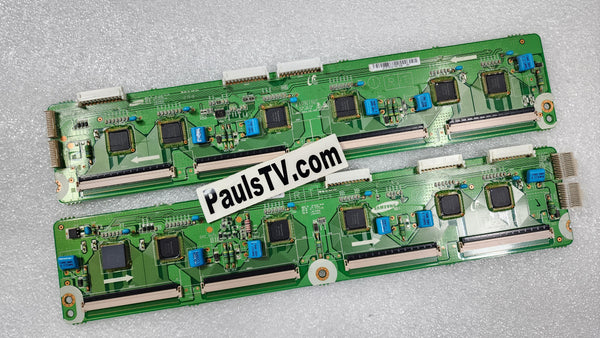 Samsung Y-Buffers / Scan Drive Boards BN96-22118A, LJ92-01877A / LJ92-01876A for Samsung PN60E530, PN60E6500, PN60E8000