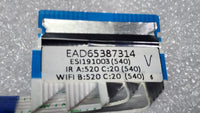 LG Wifi Bluetooth Module, IR Buttons Assembly, & Cable EAT64454802 / EBR83592301 / EAD65387314 for LG 75UM6970PUB / 75UM6970PUB.BUSYLOR