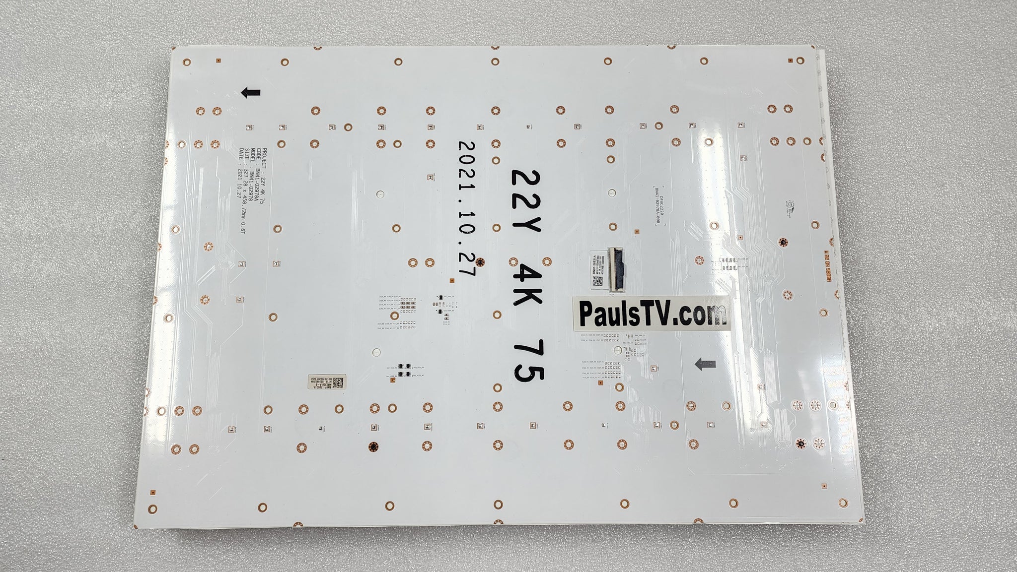 10pcs LED Backlight Sheet Strips BN97-20531A / BN41-02978A / 22Y