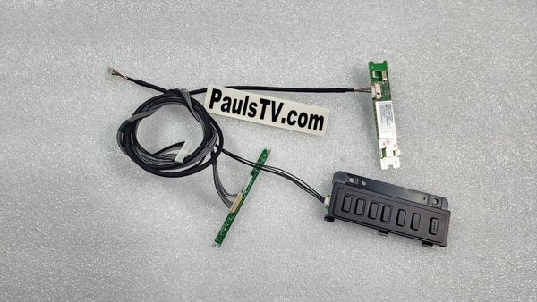 Sharp Buttons and IR Remote Sensor DUNTKG447FM04, DUNTKG448FM04, RUNTKB293WJZZ for Sharp LC60LE660U, LC-60LE660U