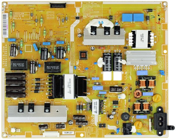Power Supply Board BN44-00625A / BN4400625A for Samsung UN55F6100 / UN55F6100AFXZA, UN55F6400 / UN55F6400AFXZA